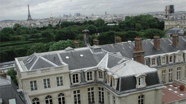 Les toits de l'École des Mines à Paris