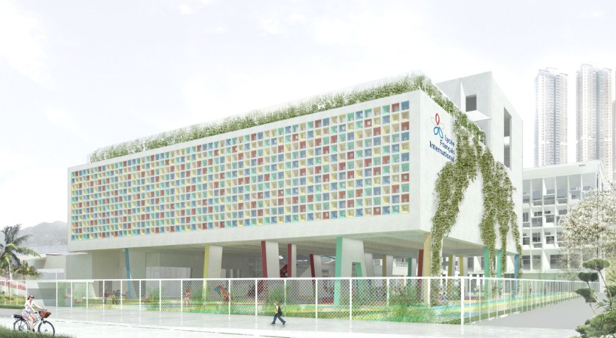 Le futur campus du lycée français de Hong Kong