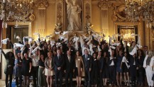 La promotion 2013-2018 des boursiers Excellence-Major à l'honneur au Quai d'Orsay