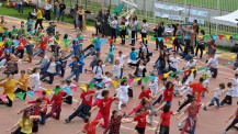 Les 10 ans de l’École française du Caucase : flashmob