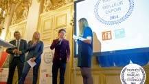 Trophées des Français de l'étranger 2014 : remise du trophée "Meilleur Espoir" à Max Cartoux
