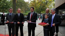 Inauguration du nouveau restaurant scolaire de l'école Voltaire à Berlin