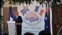 Visite présidentielle en Australie : allocution du chef de l'État