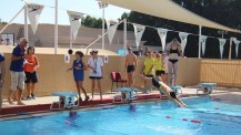 Jeux du Golfe 2015 : les nageurs de l'épreuve d'aquathlon