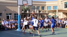 Jeux du Golfe 2015 : moment d'un match de basket