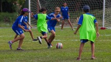 Coupe du Mékong : match de foot