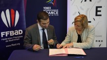 Convention entre l’AEFE et la Fédération française de badminton : les signataires