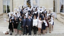 Cérémonie du 29 juin 2016 au Quai d'Orsay : photo-souvenir de la promotion "BEM 2011-2016"