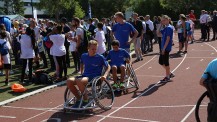 Journée nationale du sport scolaire 2016 : course-relais handisport