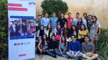 Promotion 2016 des boursiers Excellence-Major : photo de groupe à Poitiers