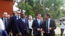 Inauguration de la nouvelle école du Lycée français de Lomé : arrivée des personnalités