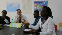 Formation des référents de communication à Cotonou : Cécile Goudou et Didier Guedou