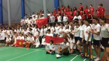 2e championnat de badminton d'Asie-Pacifique : photo de groupe