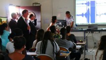 Visite d’une classe au lycée Jean-Mermoz de Dakar