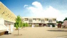 École maternelle du Lycée français de Madrid : maquette d'architecture