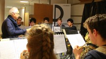 L'Orchestre des lycées français du monde (saison 4) à Madrid : les cuivres en répétition
