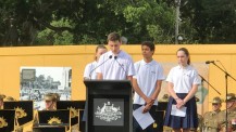 Commémoration de la Grande Guerre à Sydney : allocution des élèves du lycée franco-australien de Canberra