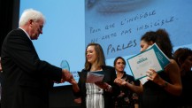 Prix "Non au harcèlement" : remise du prix de la meilleure affiche catégorie lycée