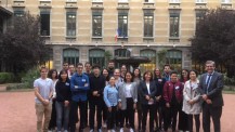 Réunion d'accueil des boursiers Excellence-Major 2019 : photo de groupe à Lyon