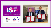 Signature d'une convention de partenariat entre l'AEFE et l'ISF