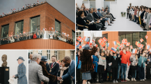 Inauguration à Copenhague du nouveau lycée français Prins-Henrik : mosaïque