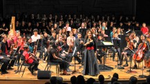 Concert de l’Orchestre des lycées français du monde à Radio France : Adriana Tanus