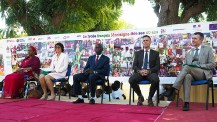 40 ans du lycée français Montaigne au Tchad : tribune officielle