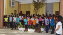 Inauguration des nouveaux locaux de l’EFE Montaigne à Cotonou : accueil en chanson