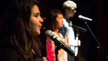 Hymne des JIJ par l'atelier musique du Lycée français de Singapour : les choristes