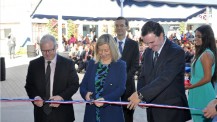 Inauguration d’un cursus d’ingénierie post-bac dans les locaux du lycée français de Valparaiso (Chili) : le coupé de ruban