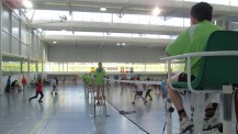 Euro de badminton 2016 : les jeunes officiels arbitrant les rencontres à Nantes