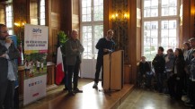 Euro de badminton 2016 : remise des prix à la mairie de Nantes