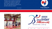 Visuel et devise des Jeux inter-alliances - Osorno 2013