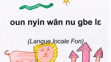 "J'aime les langues" en langue fon