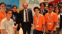JIJ 2017 à Marseille : le directeur de l'Agence avec les JRI-AEFE