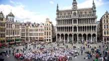 JIJ 2022 : flashmob sur la Grand-Place de Bruxelles