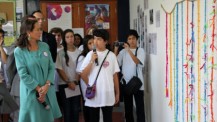 Ségolène Royal au lycée franco-péruvien