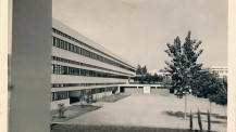 Vue du lycée Descartes en 1963