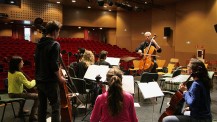 L'orchestre des lycées français du monde (saison 2) à Madrid : un atelier