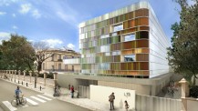 Maquette d’architecture de la nouvelle école maternelle de Barcelone