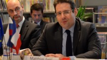 Visite de Matthias Fekl au lycée français Alexandre-Dumas de Moscou : le secrétaire d’État répond aux questions des élèves
