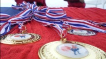 Les médailles destinées aux athlètes