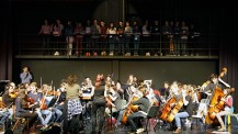L'orchestre des lycées français du monde (saison 2) à Madrid : répétition de la chorale et des musiciens avec Alithéa Ripoll