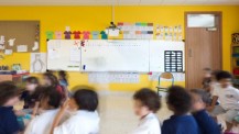 Inauguration du Lycée français de Mascate au sultanat d’Oman : salle de classe
