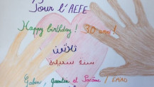 Semaine/mois des langues : dessin d'un élève de CE2 d'Alger