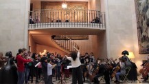 Répétition générale de l’Orchestre des lycées français du monde et du chœur de Marcoussis à Madrid 