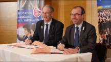 Signature de convention avec le Comité national olympique et sportif français (CNOSF)