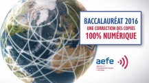 Correction dématérialisée des copies du baccalauréat dans le réseau des lycées français à l'étranger