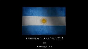 Drapeau de l'Argentine, pays-hôte des IESO 2012