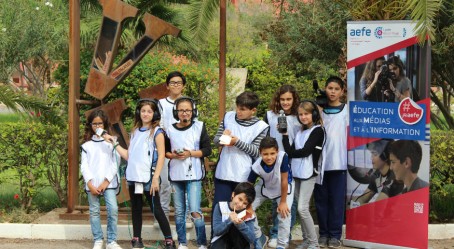 L’équipe des jeunes reporters de Marrakech